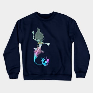 Zombie mermaid Crewneck Sweatshirt